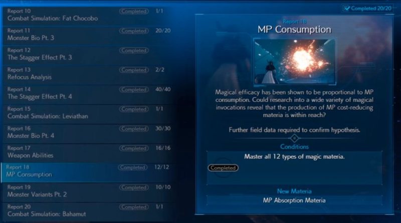 Bagaimana Untuk Menyelesaikan MP Consumption Cepat Di Final Fantasy 7 Remake